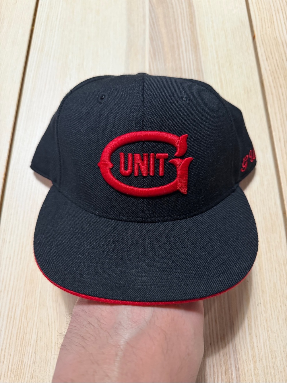 Vintage Y2K Reebok G Unit 50 Cent Fitted Hat 7 7/8